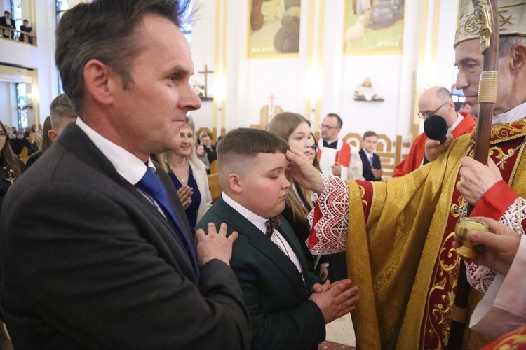 Bierzmowanie w Łukowicy