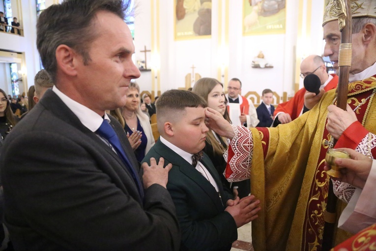 Bierzmowanie w Łukowicy