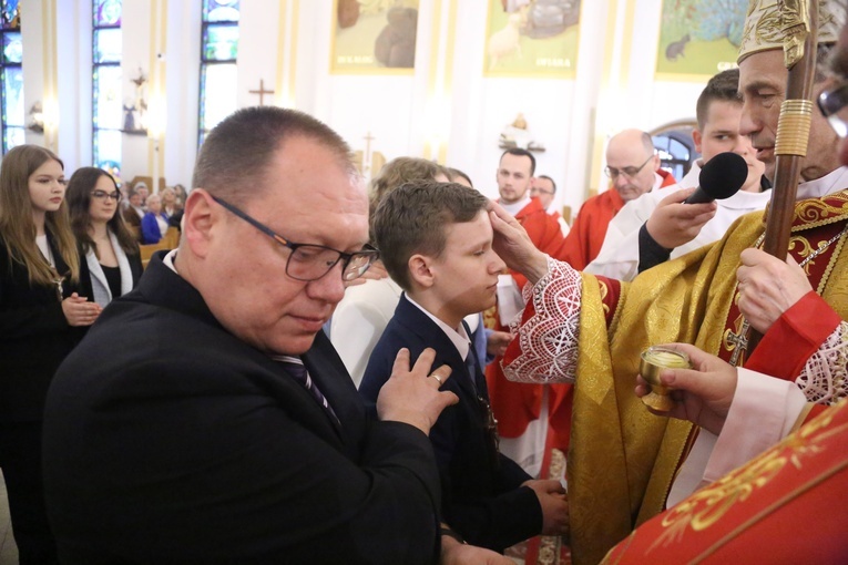 Bierzmowanie w Łukowicy