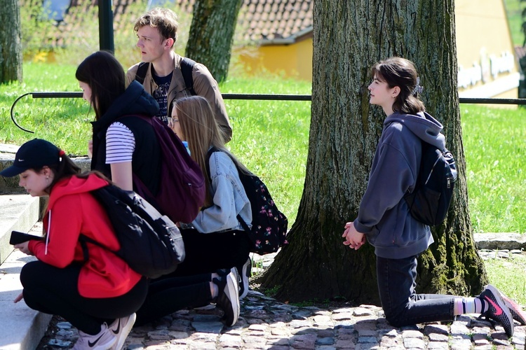 Pielgrzymka maturzystów do Gietrzwałdu