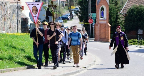 Gietrzwałd. Pielgrzymka maturzystów