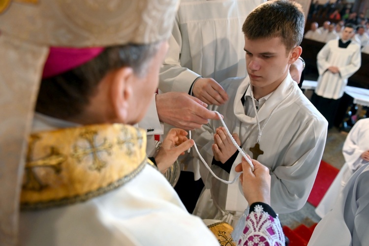 Promocja ceremoniarzy i lektorów w świdnickiej katedrze 