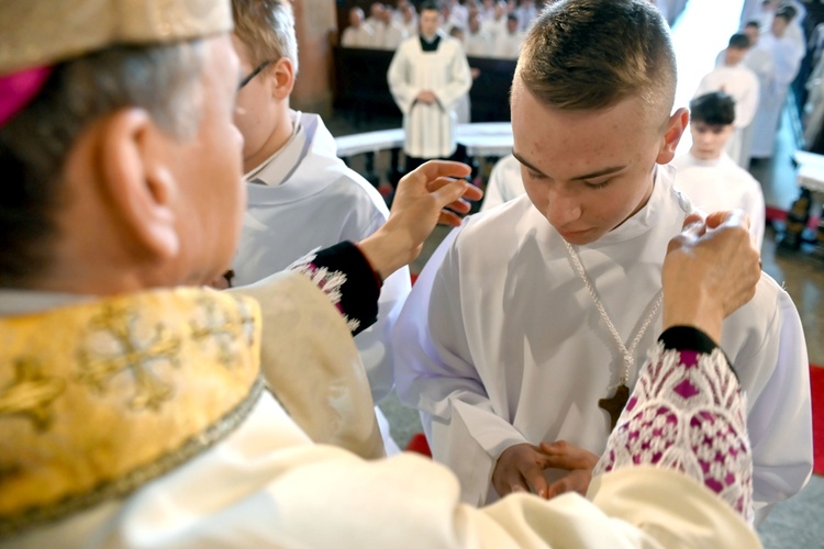 Promocja ceremoniarzy i lektorów w świdnickiej katedrze 