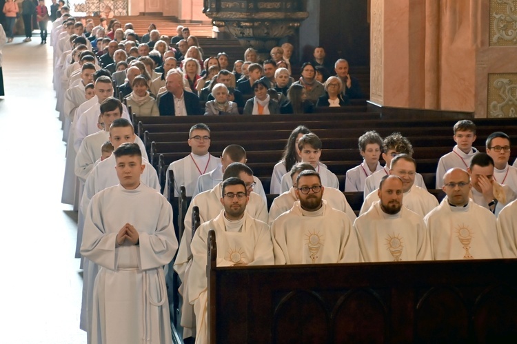 Promocja ceremoniarzy i lektorów w świdnickiej katedrze 