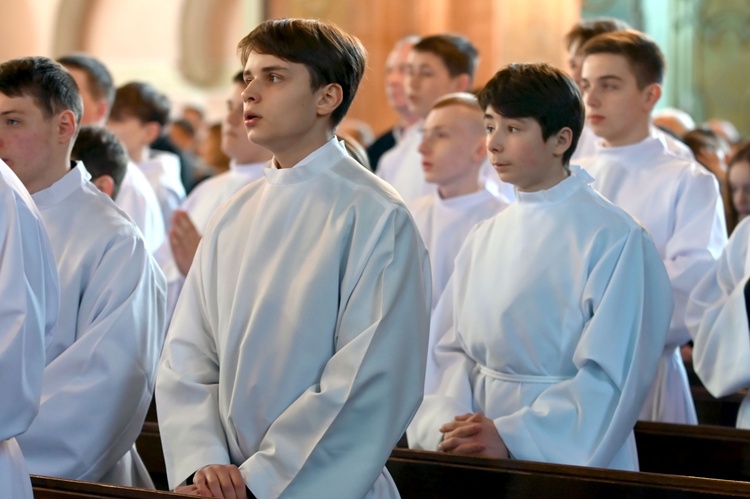 Promocja ceremoniarzy i lektorów w świdnickiej katedrze 