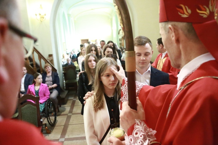 Bierzmowanie w Pleśnej