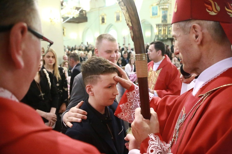 Bierzmowanie w Pleśnej