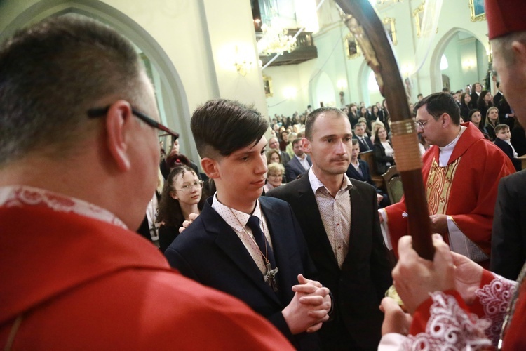 Bierzmowanie w Pleśnej