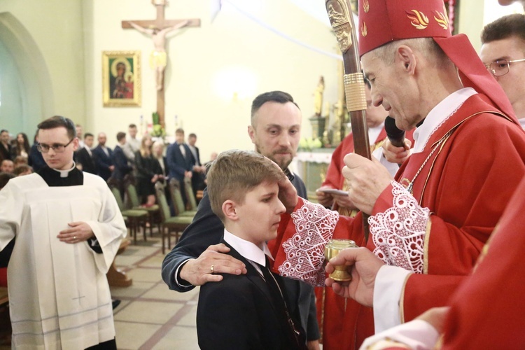 Bierzmowanie w Pleśnej