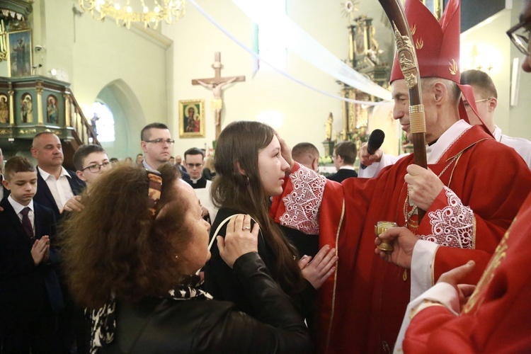 Bierzmowanie w Pleśnej