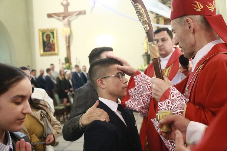 Bierzmowanie w Pleśnej