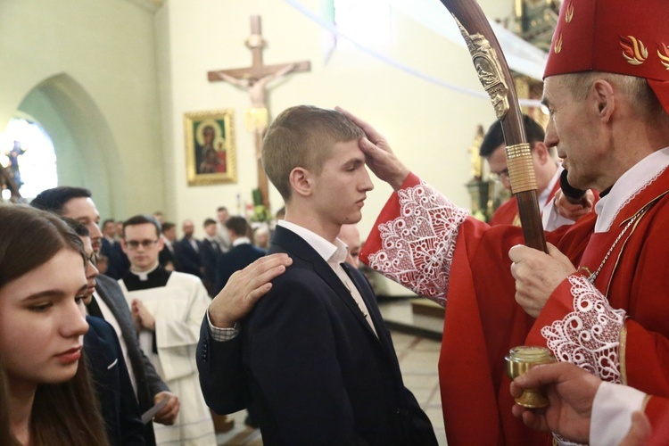 Bierzmowanie w Pleśnej