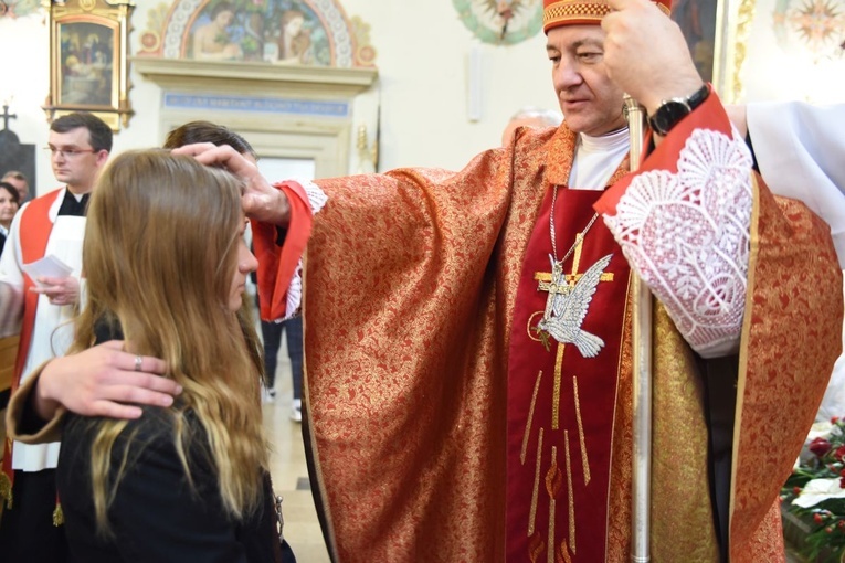 Bierzmowanie w Starym Wiśniczu