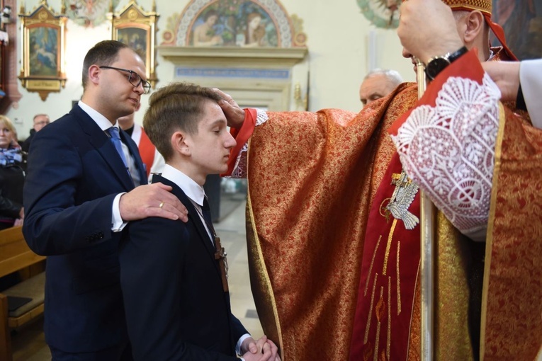 Bierzmowanie w Starym Wiśniczu