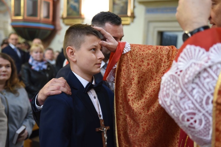 Bierzmowanie w Starym Wiśniczu