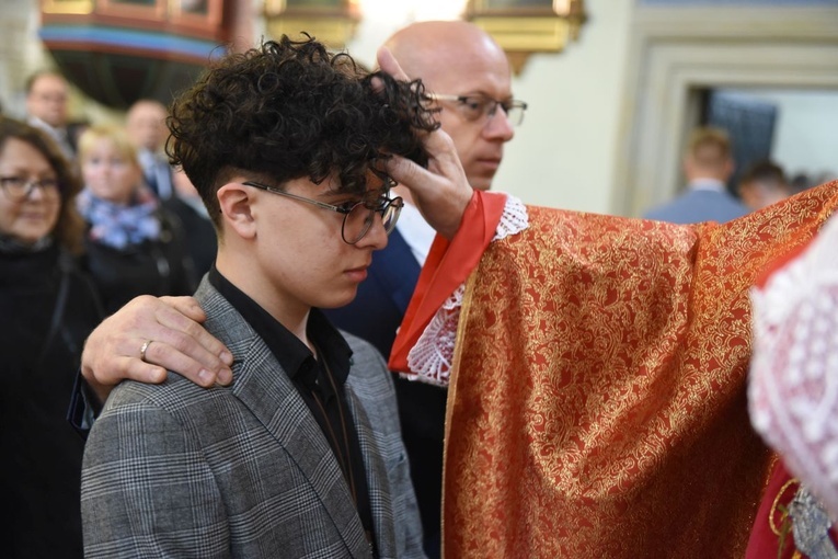 Bierzmowanie w Starym Wiśniczu