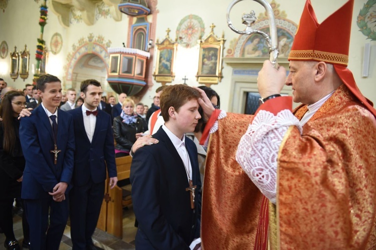 Bierzmowanie w Starym Wiśniczu