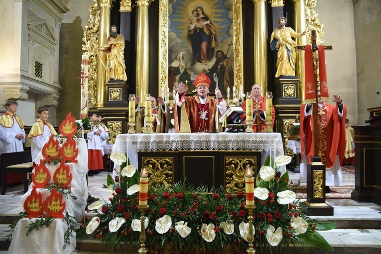 Bierzmowanie w Starym Wiśniczu