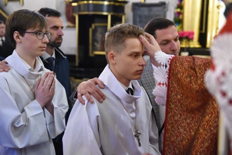 Bierzmowanie w Nowym Wiśniczu