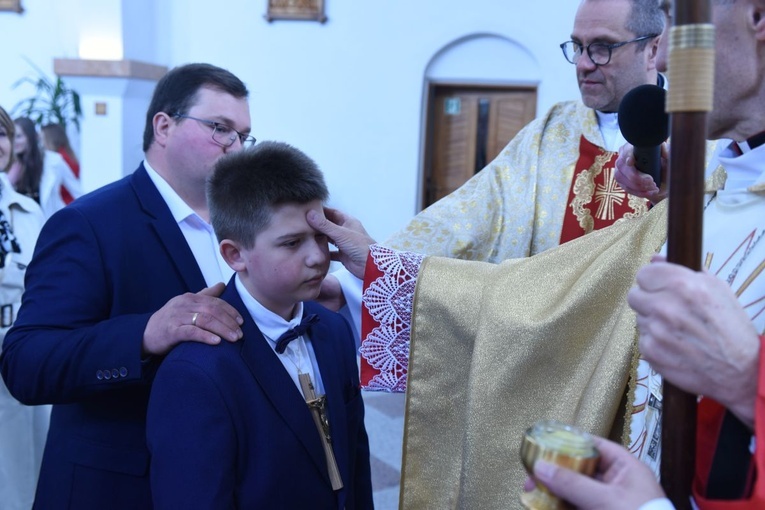 Bierzmowanie w Uściu Gorlickim
