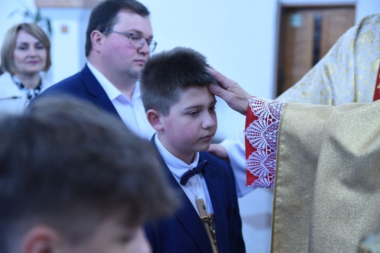 Bierzmowanie w Uściu Gorlickim