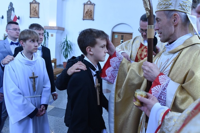 Bierzmowanie w Uściu Gorlickim