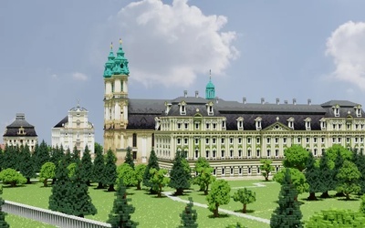 Krzeszowskie sanktuarium w Minecrafcie