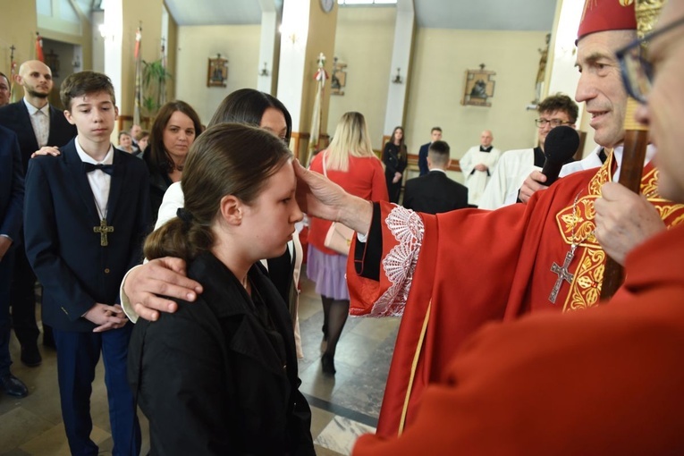 Bierzmowanie w Szymbarku