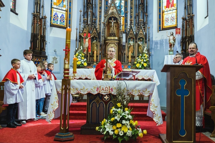 Bierzmowanie w Bystrzycy Górnej