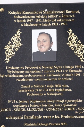 Epitafium ks. Stanisława Borka