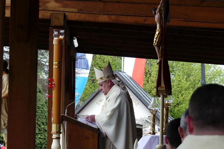 Msza św. pielgrzymów łagiewnickich w Hałcnowie - 2023