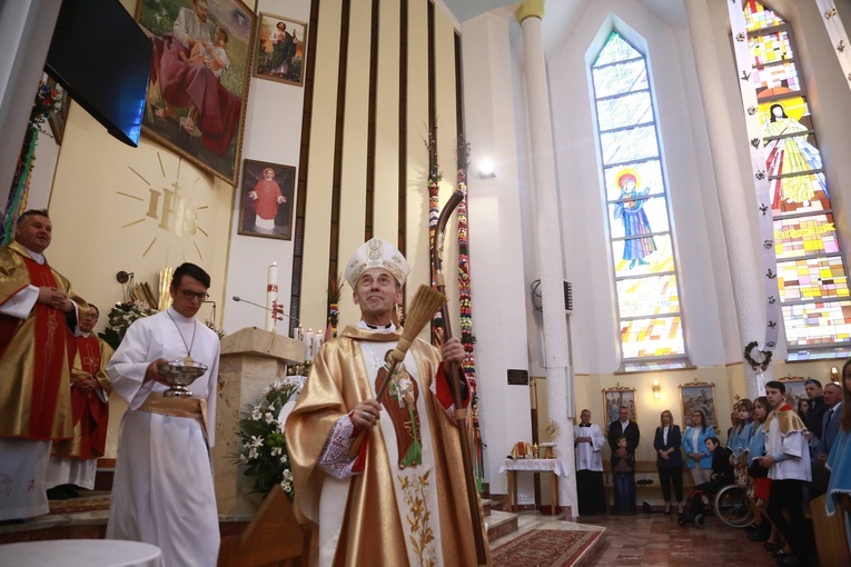Witraże w Krosnej