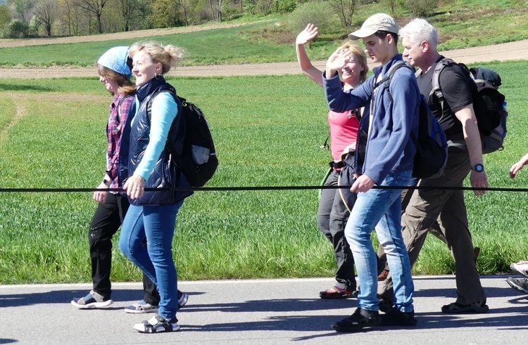 Z Witkowic do Wieprza - II dzień w drodze do Łagiewnik