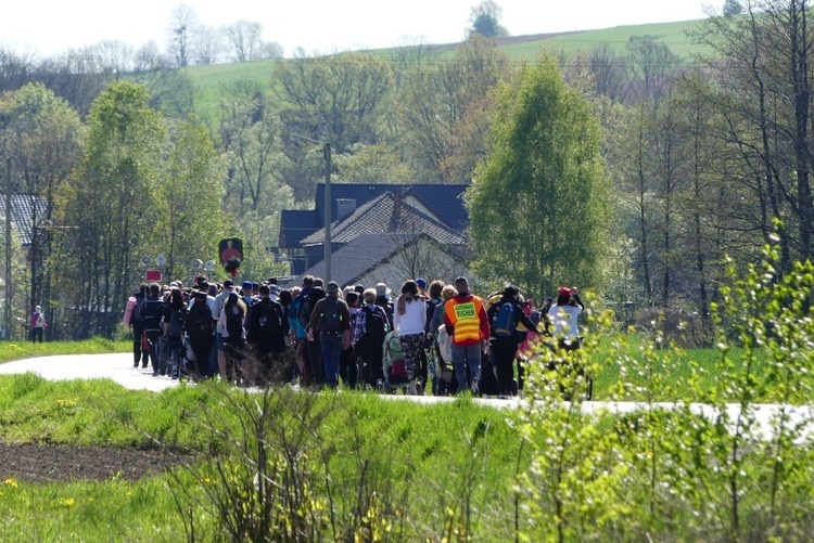 Z Witkowic do Wieprza - II dzień w drodze do Łagiewnik