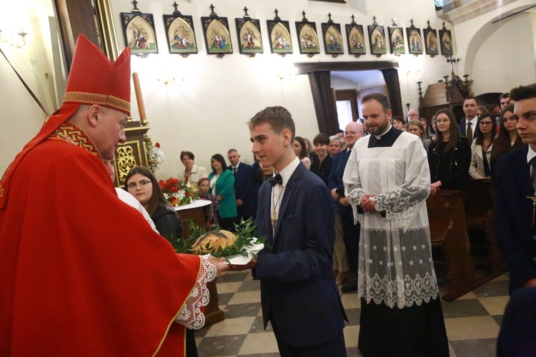 Bierzmowanie w Bobowej