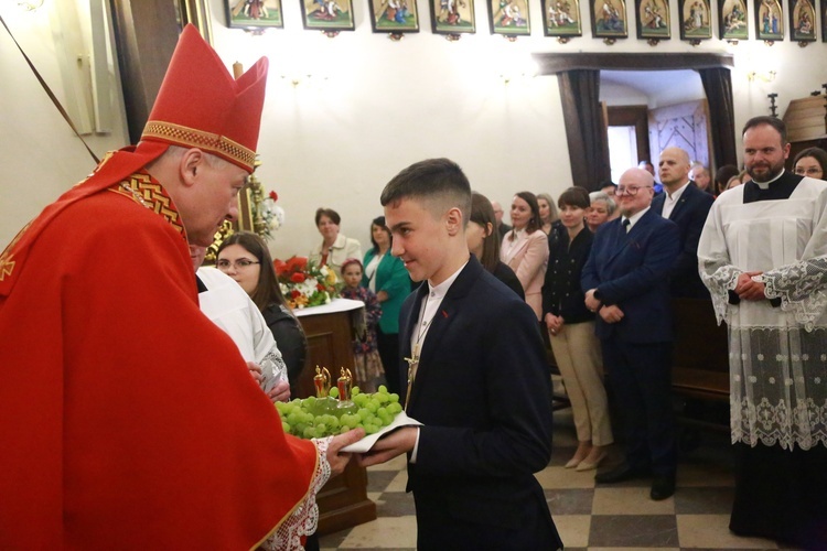 Bierzmowanie w Bobowej