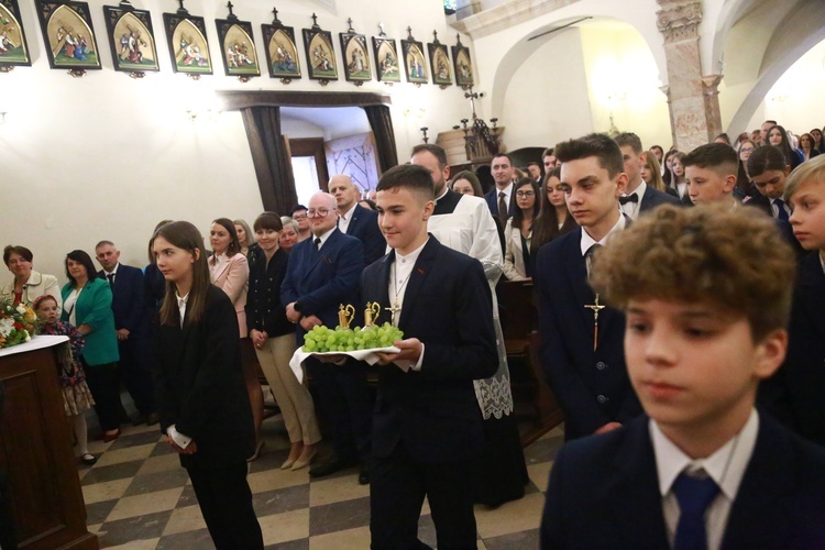 Bierzmowanie w Bobowej