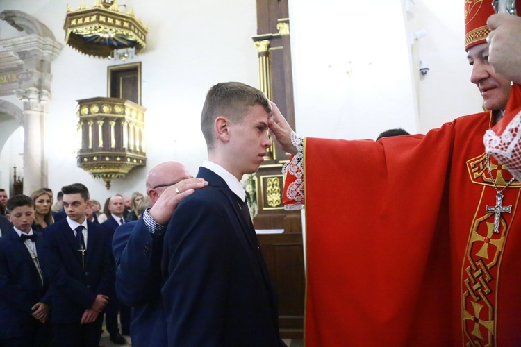 Bierzmowanie w Bobowej