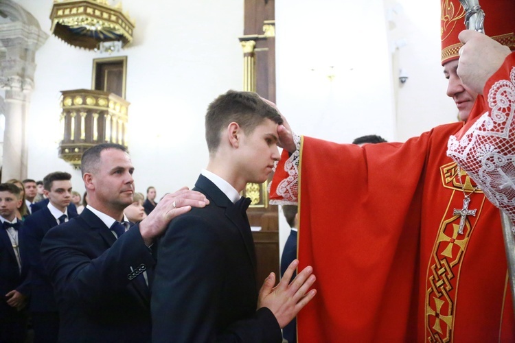 Bierzmowanie w Bobowej