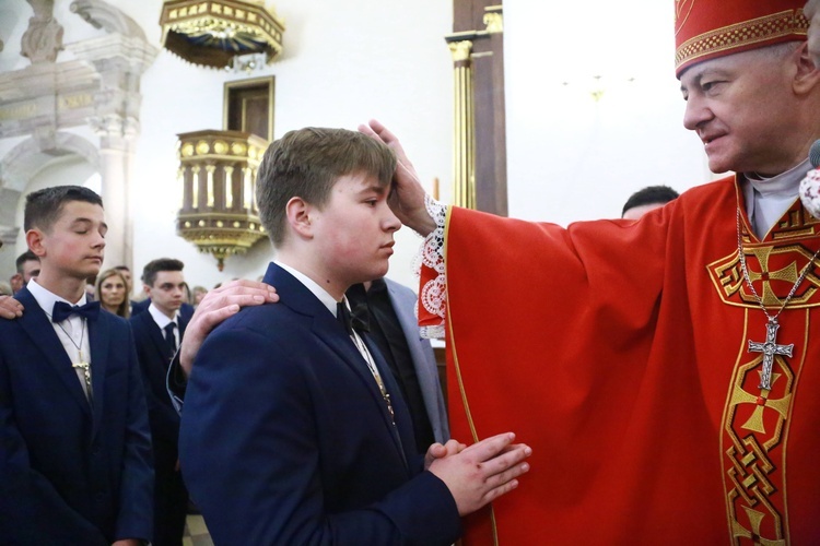 Bierzmowanie w Bobowej