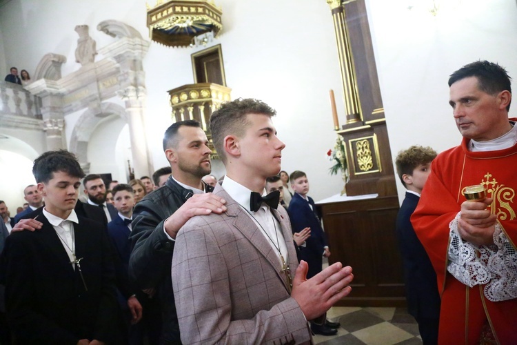 Bierzmowanie w Bobowej