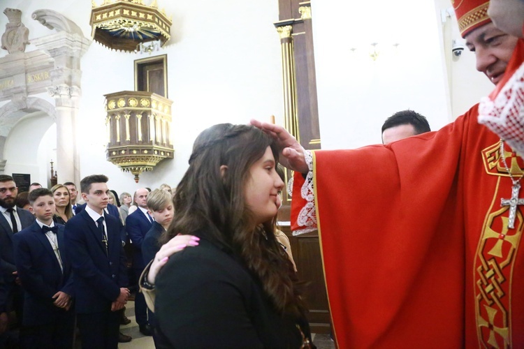 Bierzmowanie w Bobowej