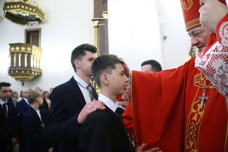 Bierzmowanie w Bobowej