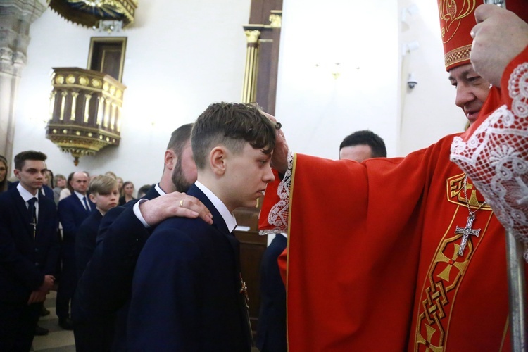 Bierzmowanie w Bobowej