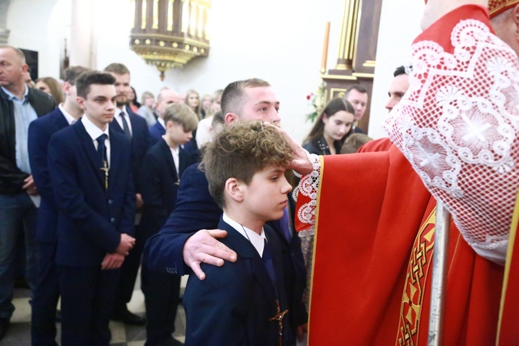 Bierzmowanie w Bobowej