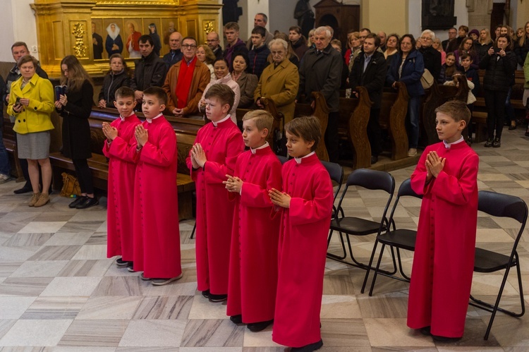 Katedra. Błogosławieństwo nowych ministrantów