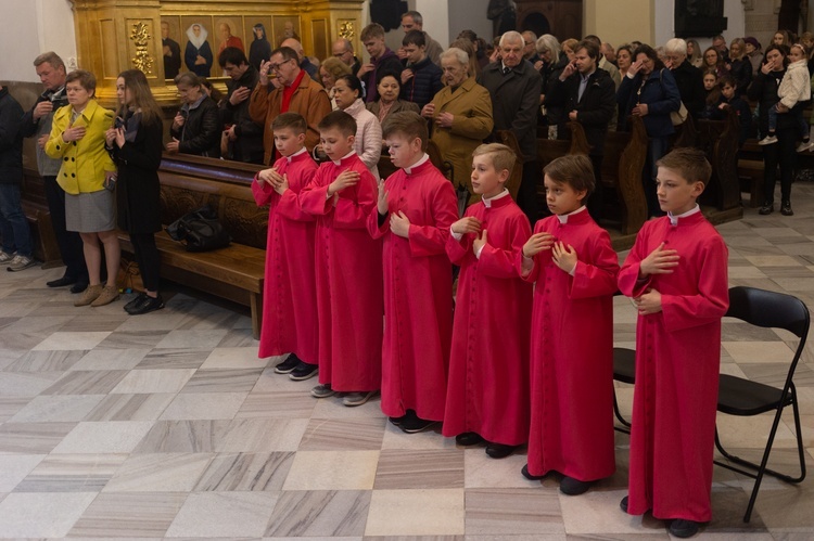 Katedra. Błogosławieństwo nowych ministrantów