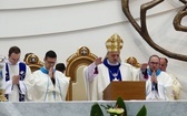 Msza św. na zakończenie pieszej pielgrzymki w sanktuarium Bożego Miłosierdzia - 2023