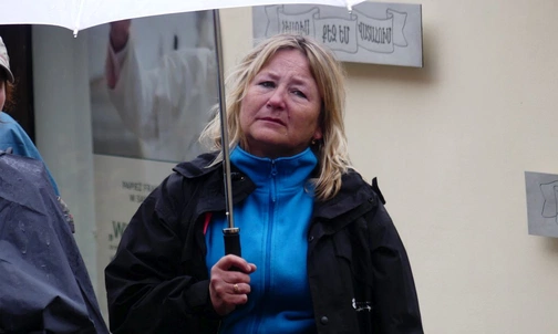 Irena Papla- inicjatorka piegrzymowania diecezji do Łagiewnik.