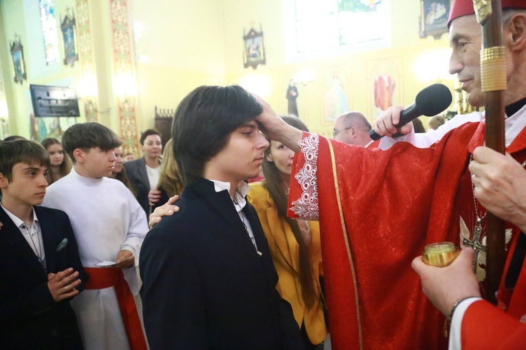 Bierzmowanie w Cikowicach